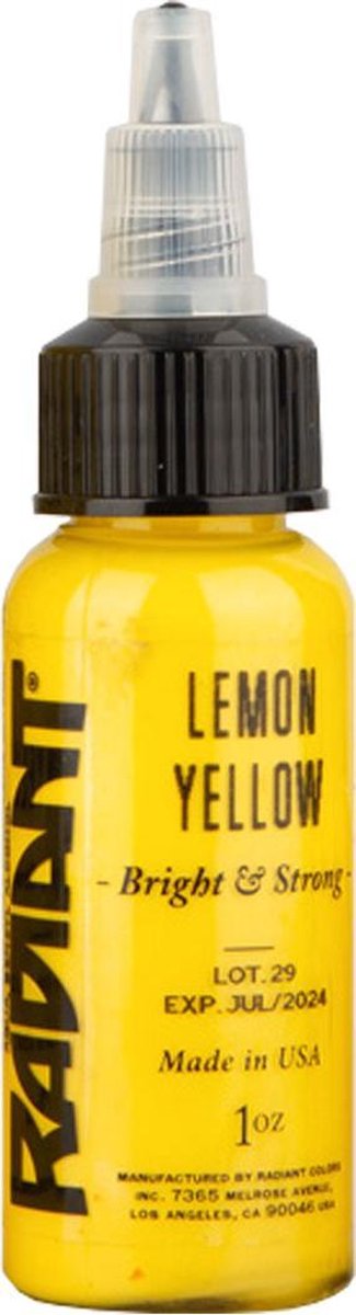   - tattoo inkt - Lemon Yellow - 30ml [1oz]